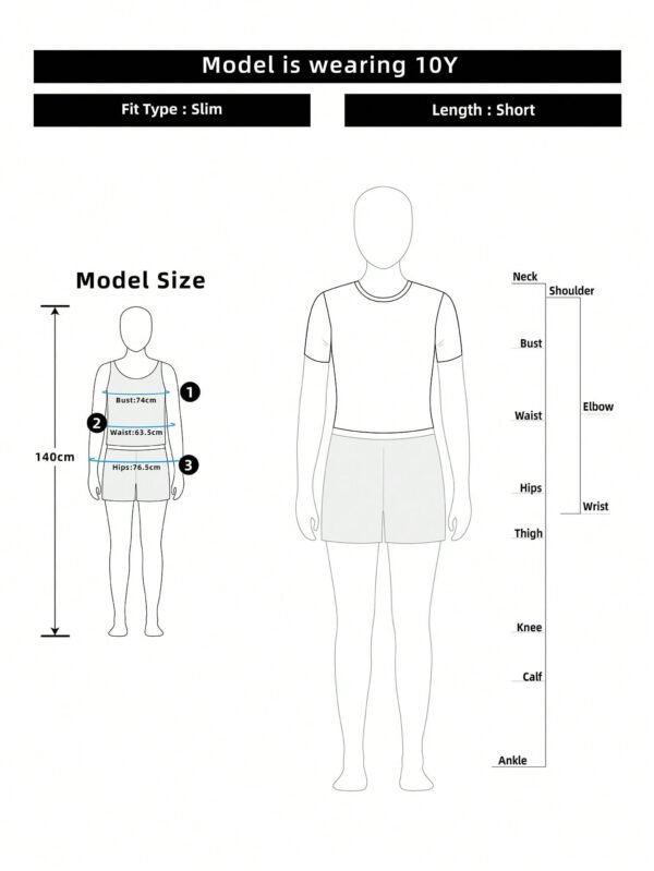 Tween Girls' Black & White Knit Fitted Raglan Sleeve Colorblock Heart Print Casual Streetwear T-Shirt