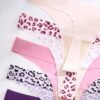 SHEIN 7pcs Set Casual Comfy Seamless & Leopard Print Low Rise Thongs For Women