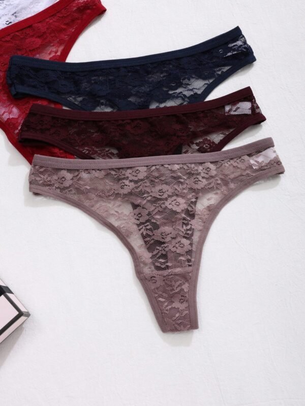 http___img.ltwebstatic.com_images3_spmp_2024_06_16_65_1718540533afdcd6ef2d5a8c3c717b0be5b7ebc57a Upgrade your lingerie collection with this elegant and feminine 6-piece thong set from SHEIN. Designed to combine comfort with a touch of sensual style, these lace thongs feature delicate floral edges and vibrant colors perfect for everyday confidence.